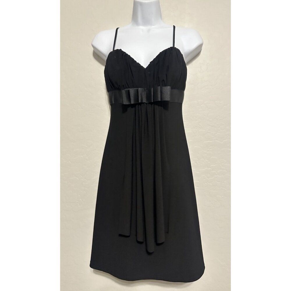Vintage Y2K Witchy Goth Black Babydoll Mini‎ Dress 90’s 2000’s 7/8 Whimsigoth - Picture 5 of 13